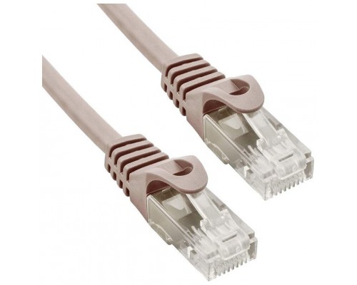 Cable de red UTP Phasak Cat. 6 Cu 10 m. gris